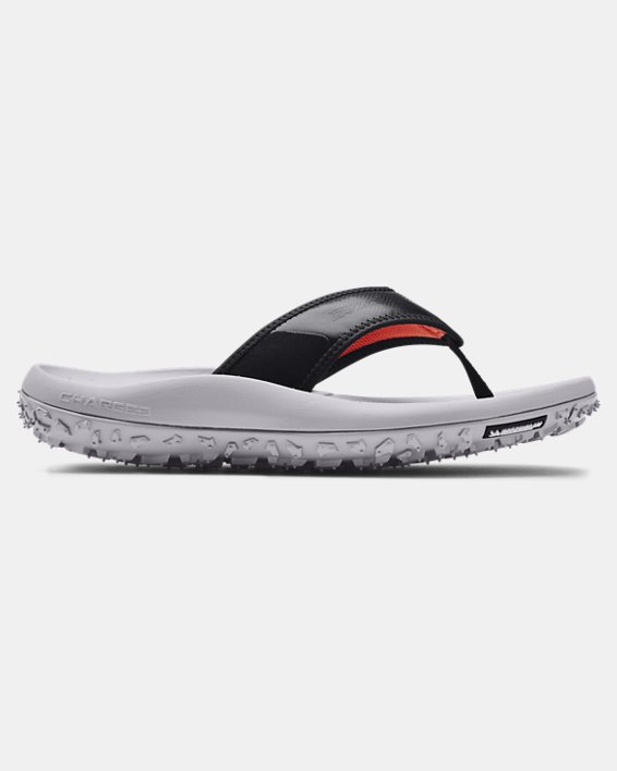 Men's UA Fat Tire T Sandals in Gray image number 0